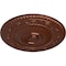 Ekena Millwork Neuveau Ceiling Medallion (Fits Canopies up to 6 3/8"), Hand-Painted Copper Penny, 24 1/4"OD x 2"P CM24NACPS - alternate 3